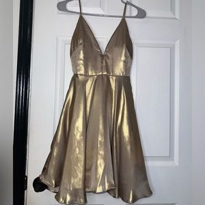 Gold Formal Dress